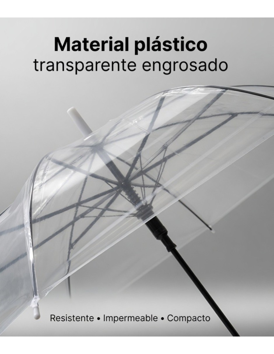 Paraguas Transparente 6